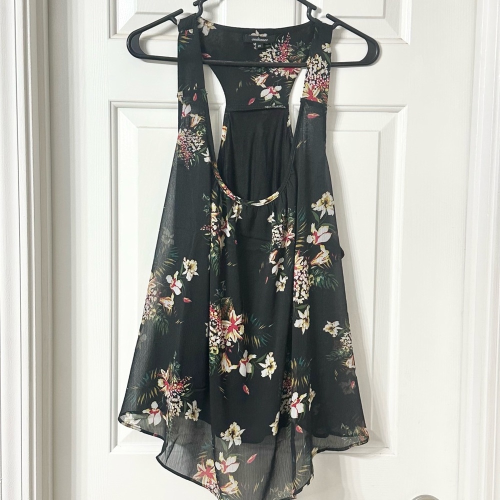Floral Sleeveless Top